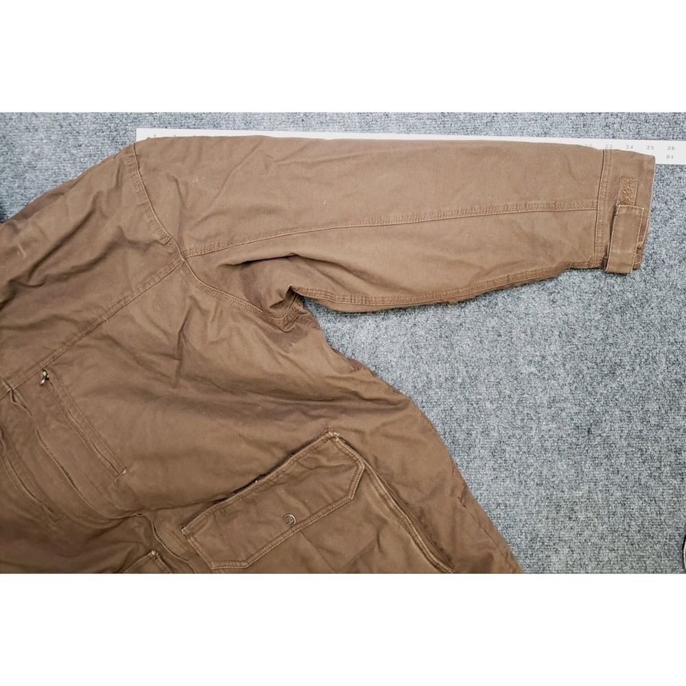 Berne Brown Duck Canvas Coat Jacket Mens XXL Hunting Work Chore Lined Carhartt - Picture 4 of 10
